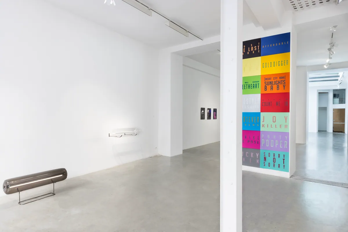 Exhibition view, with Valentina Canseco and Pauline Rima