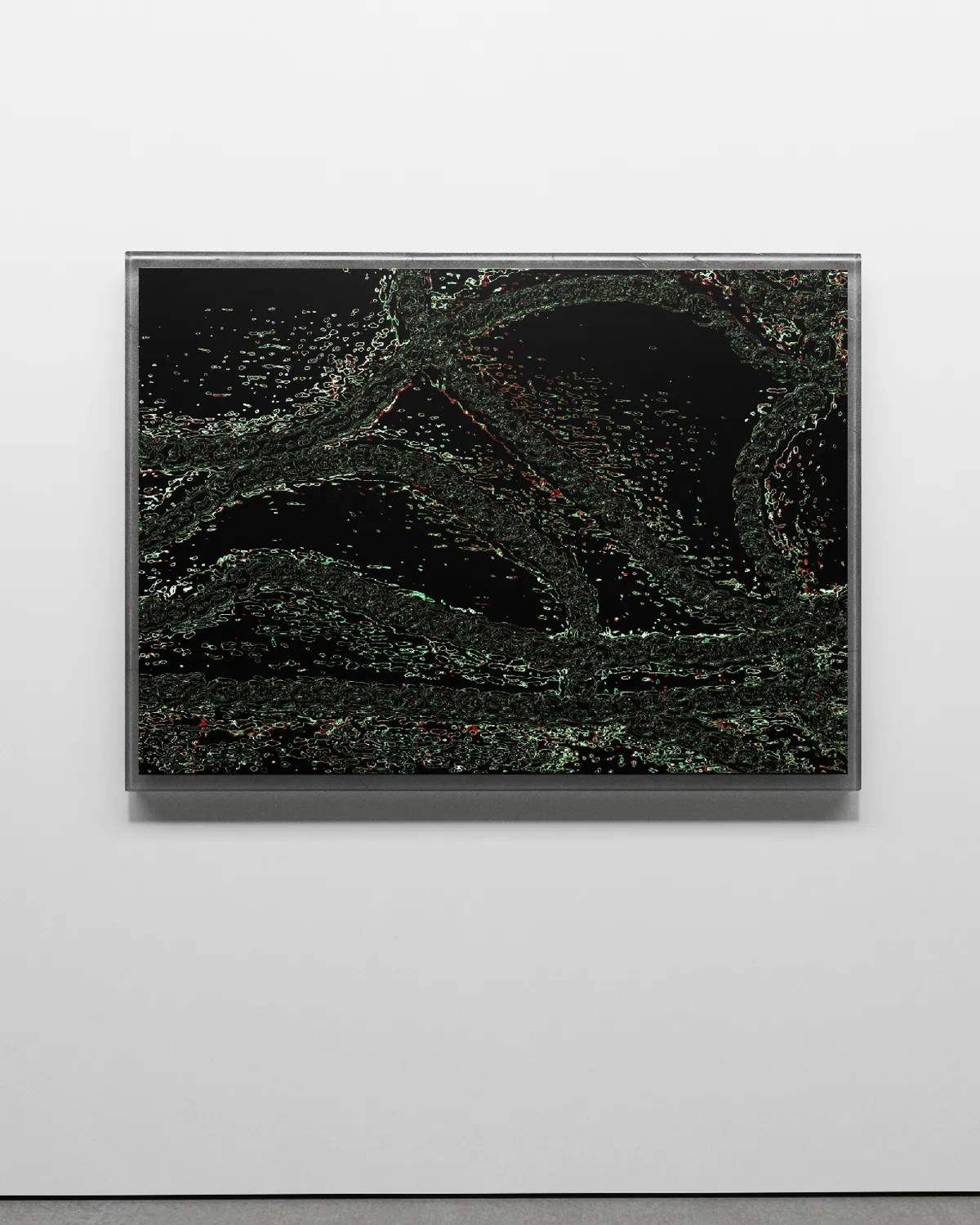Inner Passenger n°4, 2023, Unique print on aluminium, 100 x 150 x 5 cm