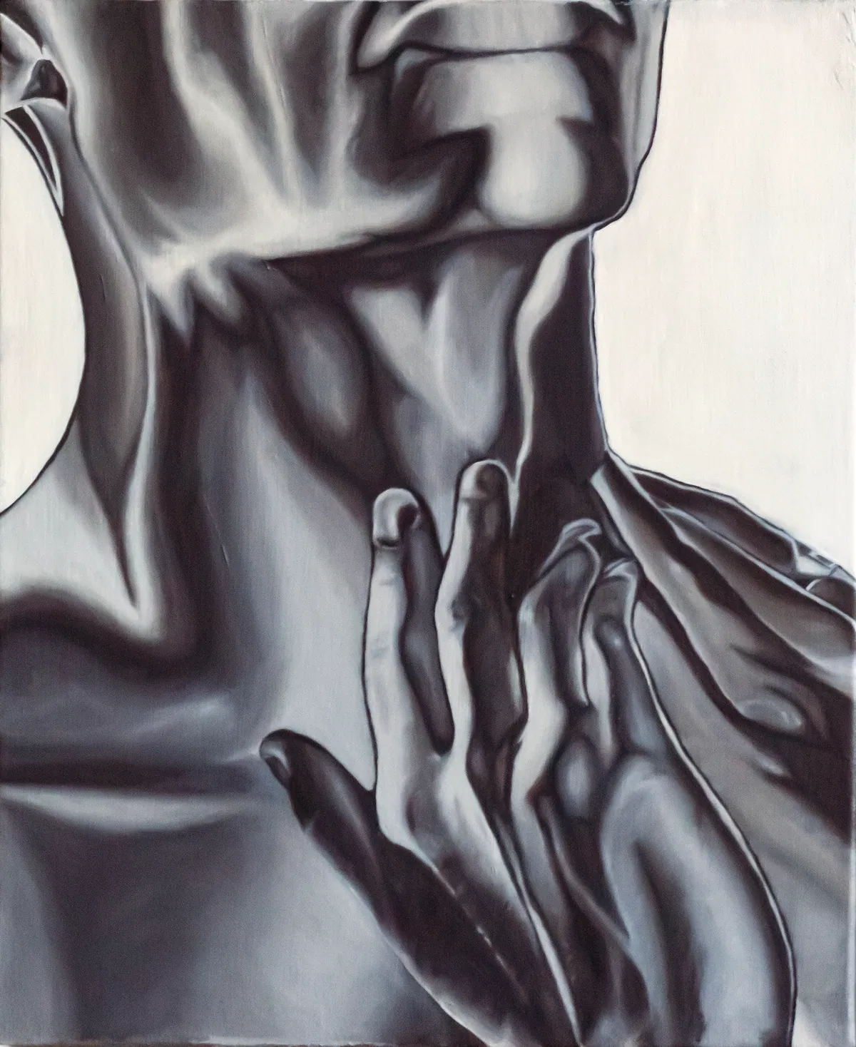 Inflammare, 2023, Oil on linen, 50 x 40 cm