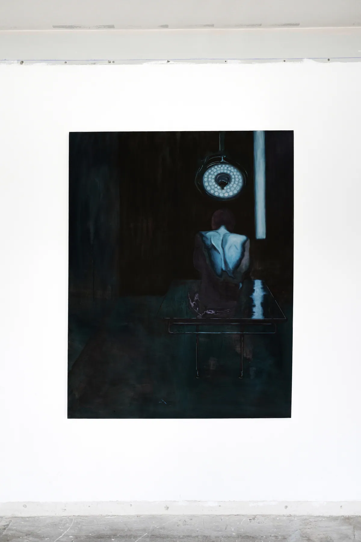 Chair exposée (Exposed flesh), 2025,Oil on linen, 146 x 114 x 4,5 cm