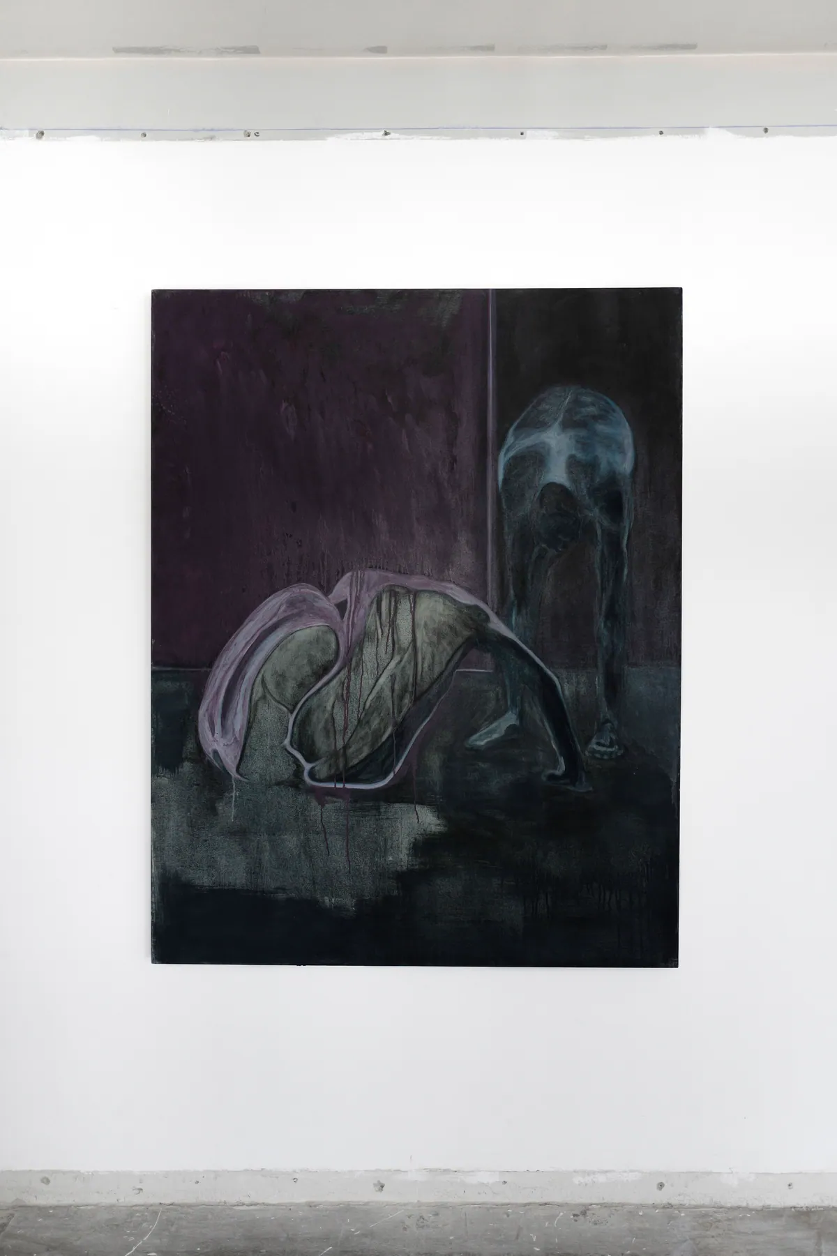 Cry of the flesh, 2025, Oil on linen, 146 x 114 x 4,5 cm