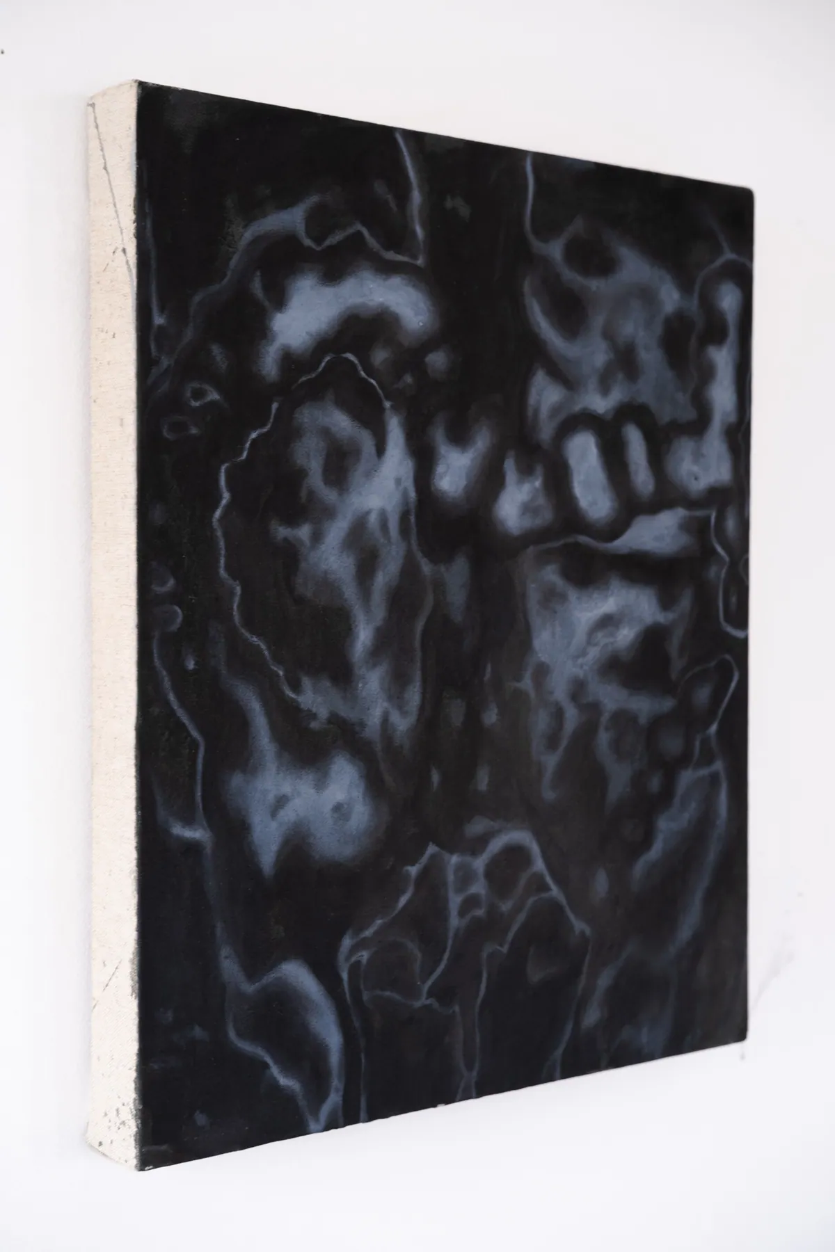 Sans titre (Untitled), 2024, Oil on linen, 46 x 38 x 4,5 cm
