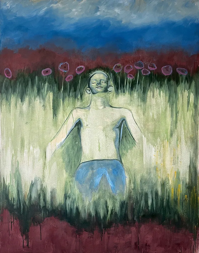 Aponia, 2024, Oil on linen, 146 x 114 x 4,5 cm