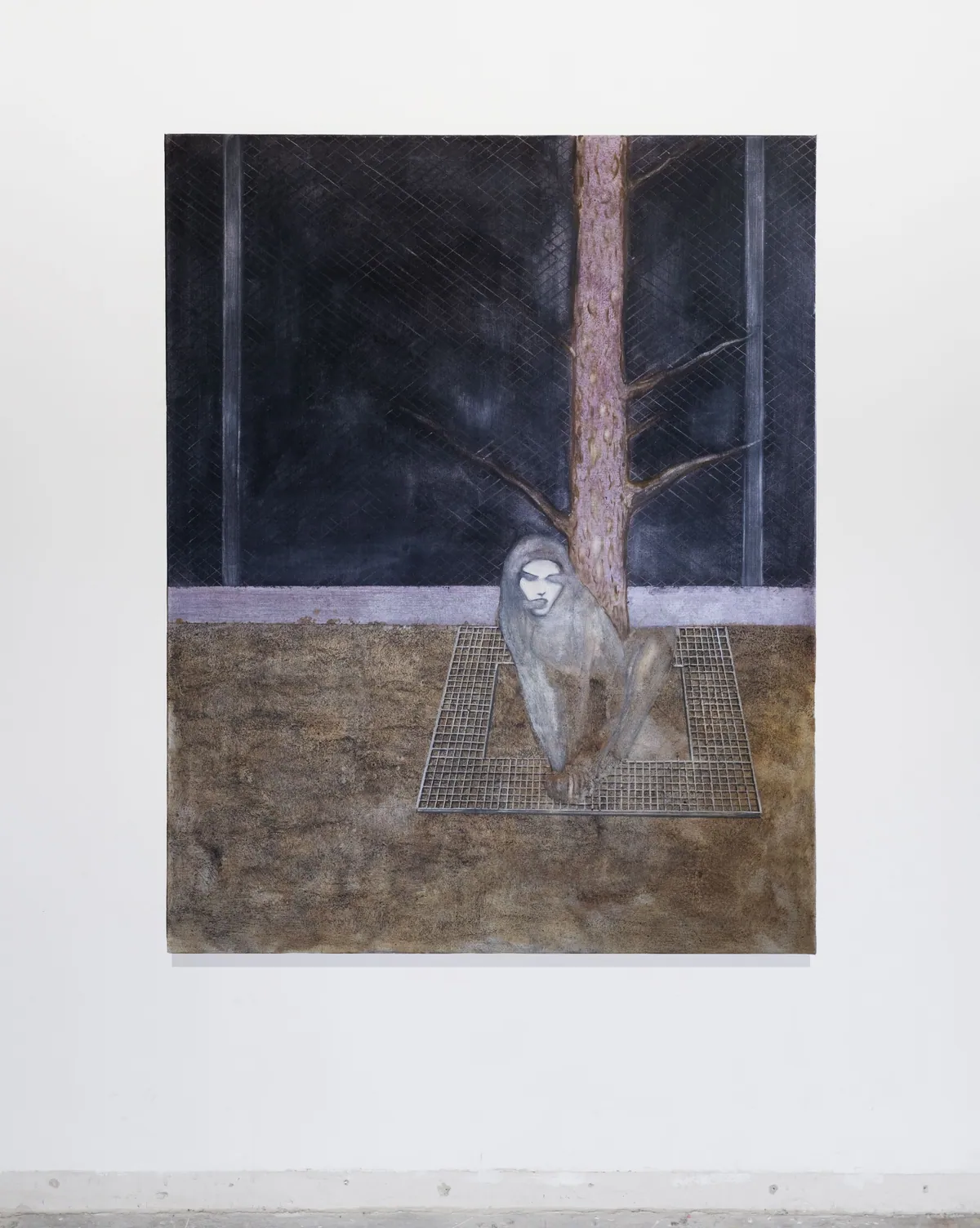 Assimilation, 2026, Oil on linen, 150 x 120 x 3,5 cm