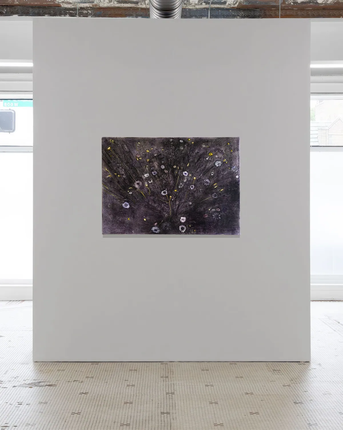 Nuée, 2026, Oil on linen, 65 x 92 x 3,5 cm