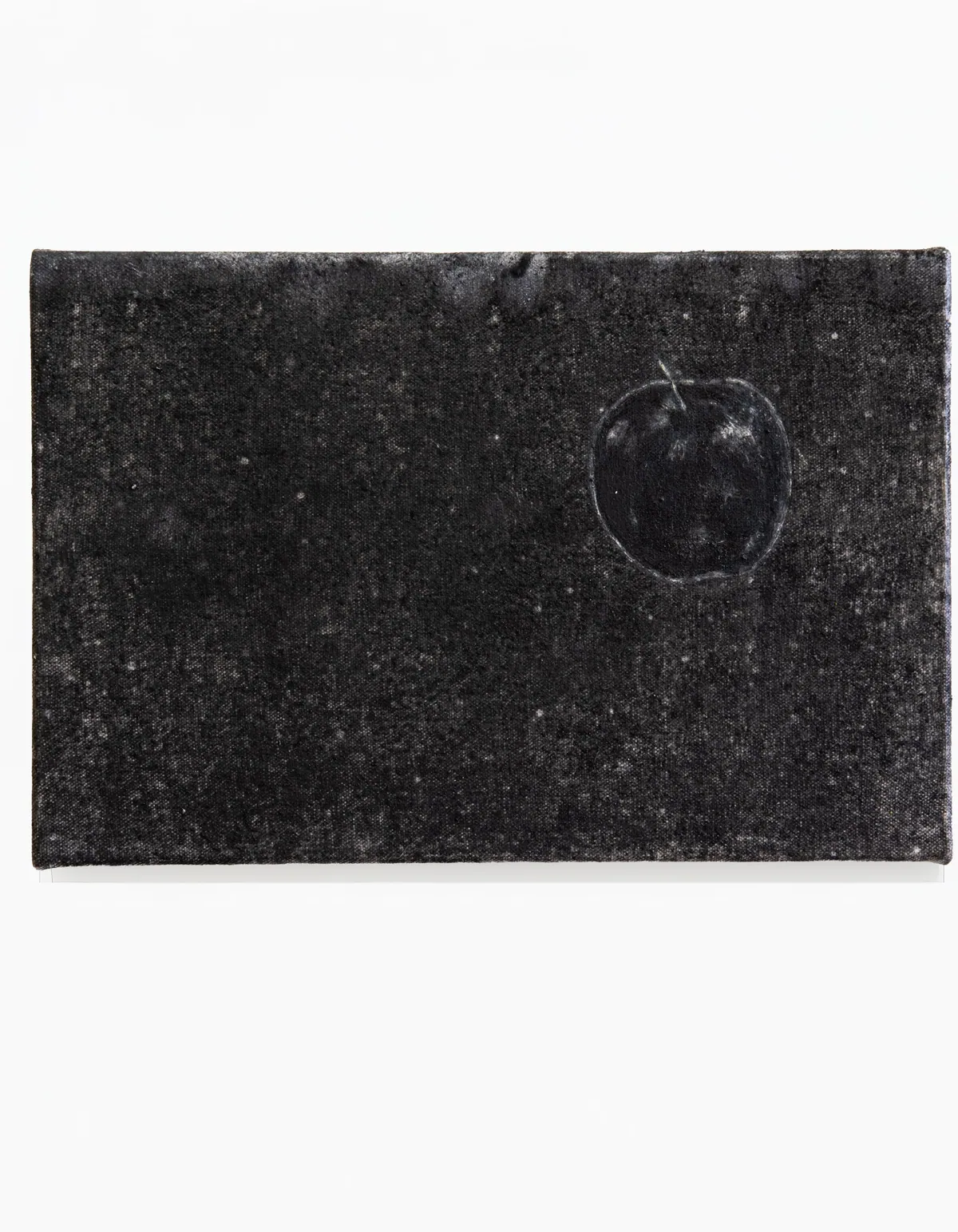 Malum, 2026, Oil on linen, 22 x 66 x 2,5 cm