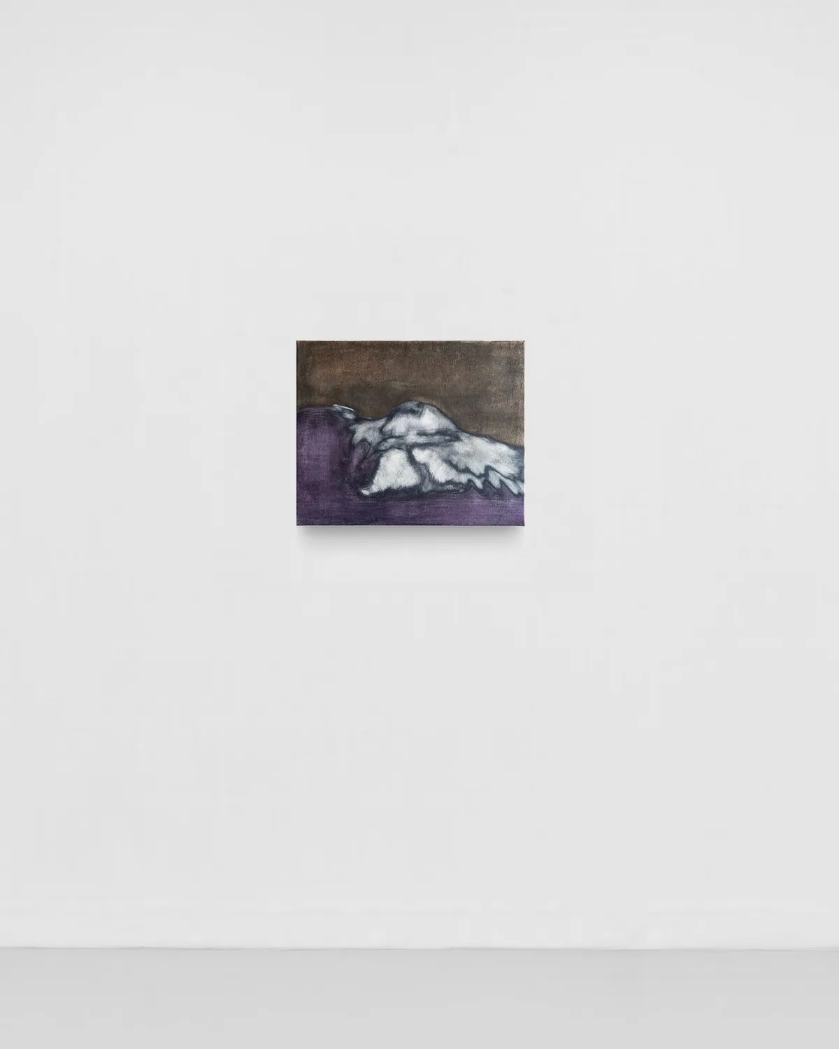 Nitrate entre les omoplates, 2025, Oil on linen, 40 x 50 x 3,5 cm