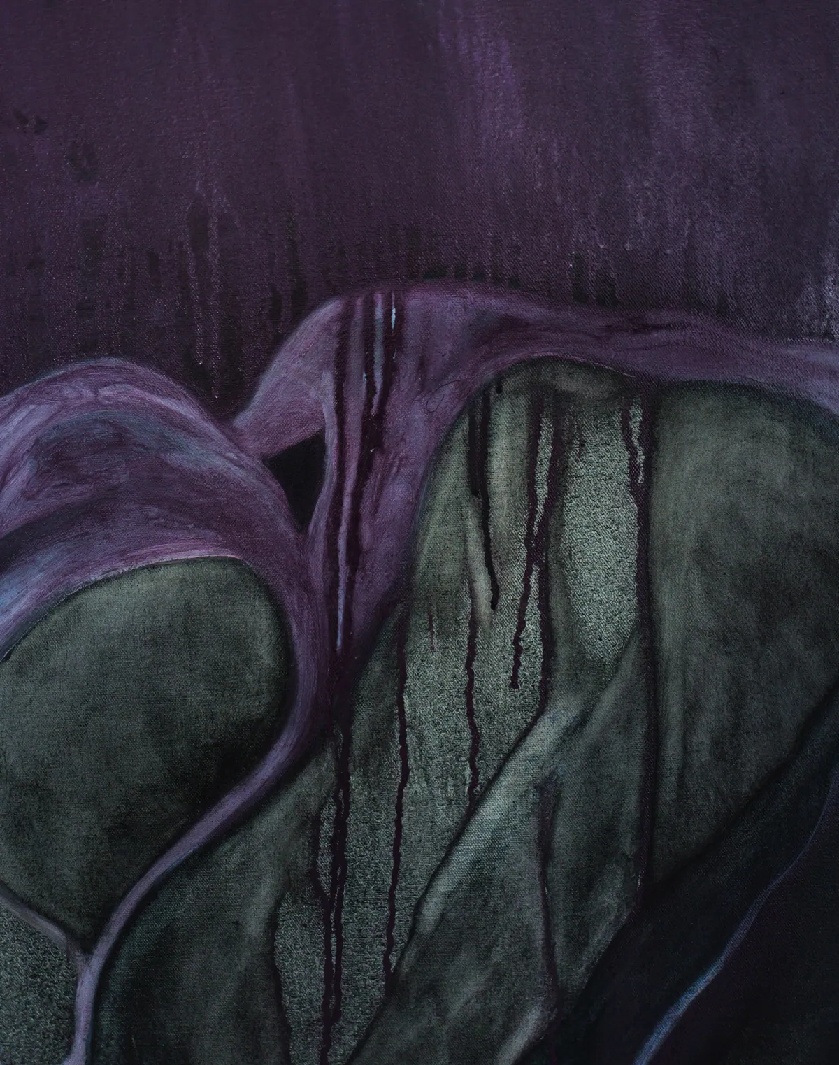 Cry of the flesh (detail), 2025, Oil on linen, 146 x 114 x 4,5 cm