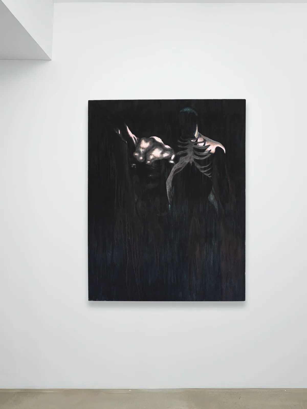 Corporalité, 2024, Oil on linen-cotton, 146 x 114 x 4,5 cm